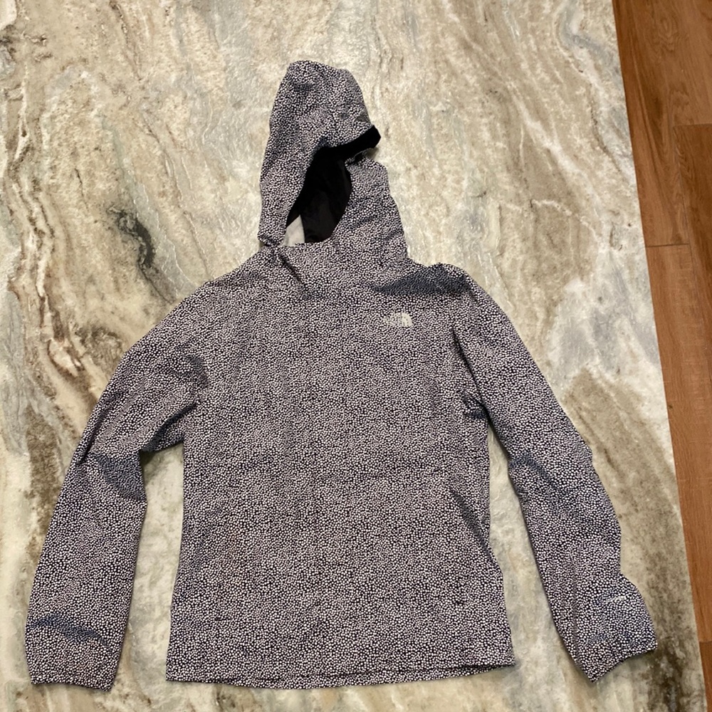 The North Face girls rain coat sz med